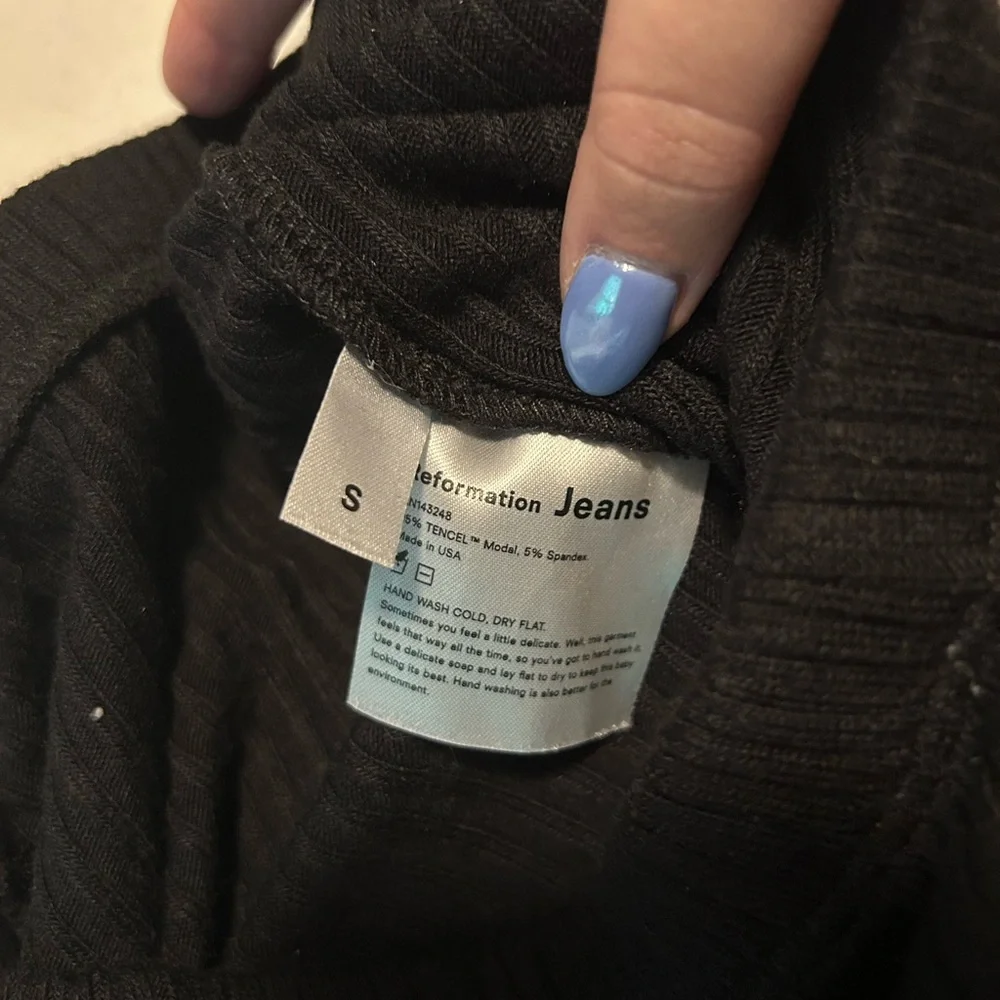 {Reformation} Whitney Ribbed Pants - Picture 5 of 5